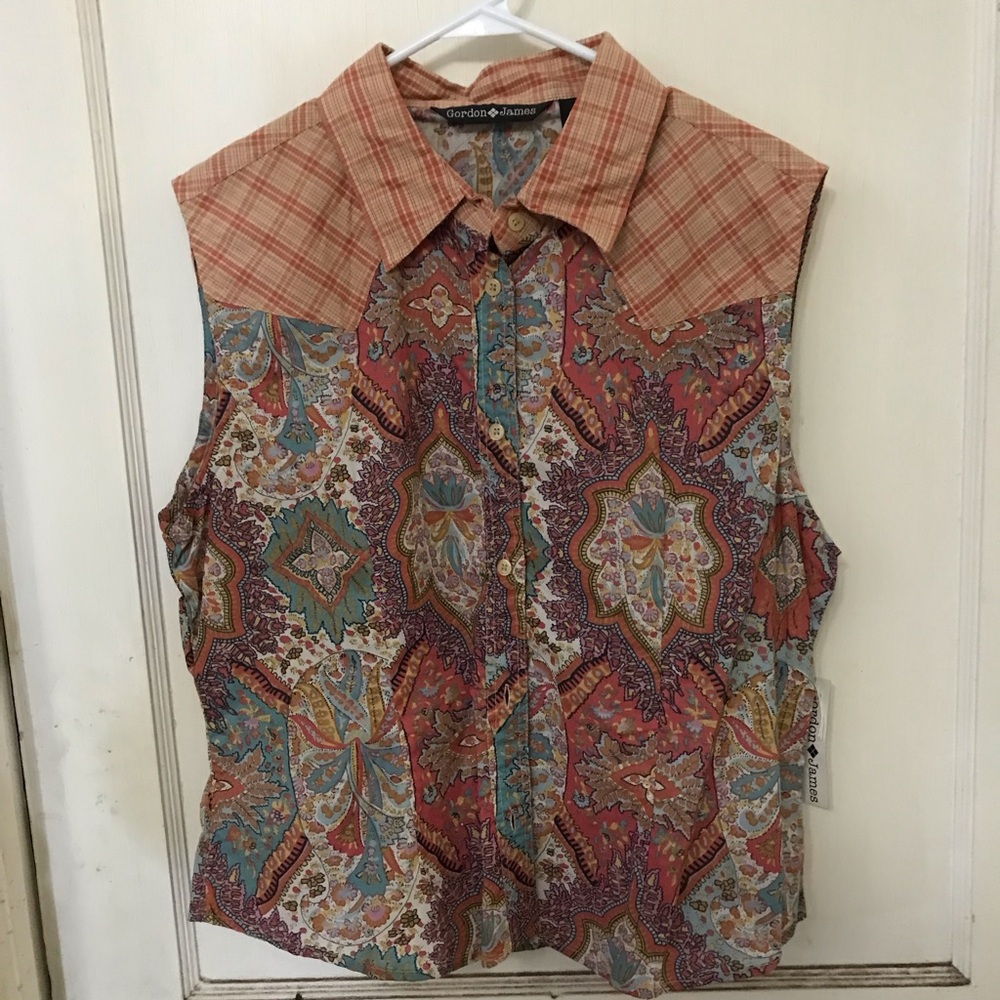 NOS Gordon James Sleeveless Shirt